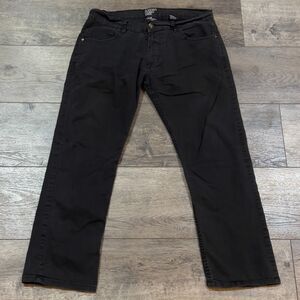 Jordan Craig Jeans Black Aged Washed Out Denim Cotton Pants - Mens 34x30